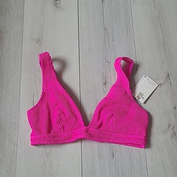 Good American Always Fit Support pink Bikini Top size 3 NWT in packaging - Picture 7 of 7